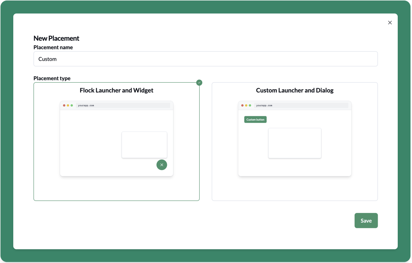 Flock Placements Web App Interface
